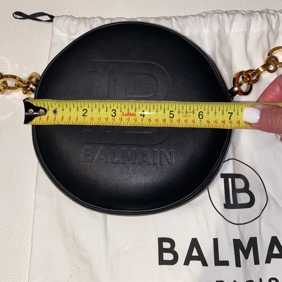 Balmain Black Disco Crossbody Bag a Comfortably Stylish BEAUTIFUL SHOWSTOPPER - Picture 10 of 13
